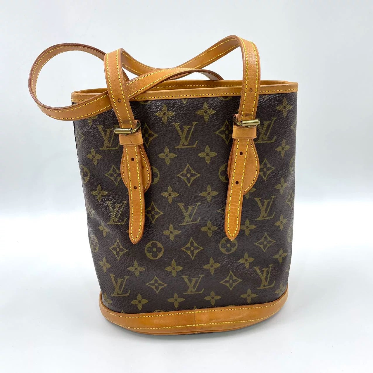 Louis Vuitton Monogram Bucket PM Tote Bag (7881273376828)