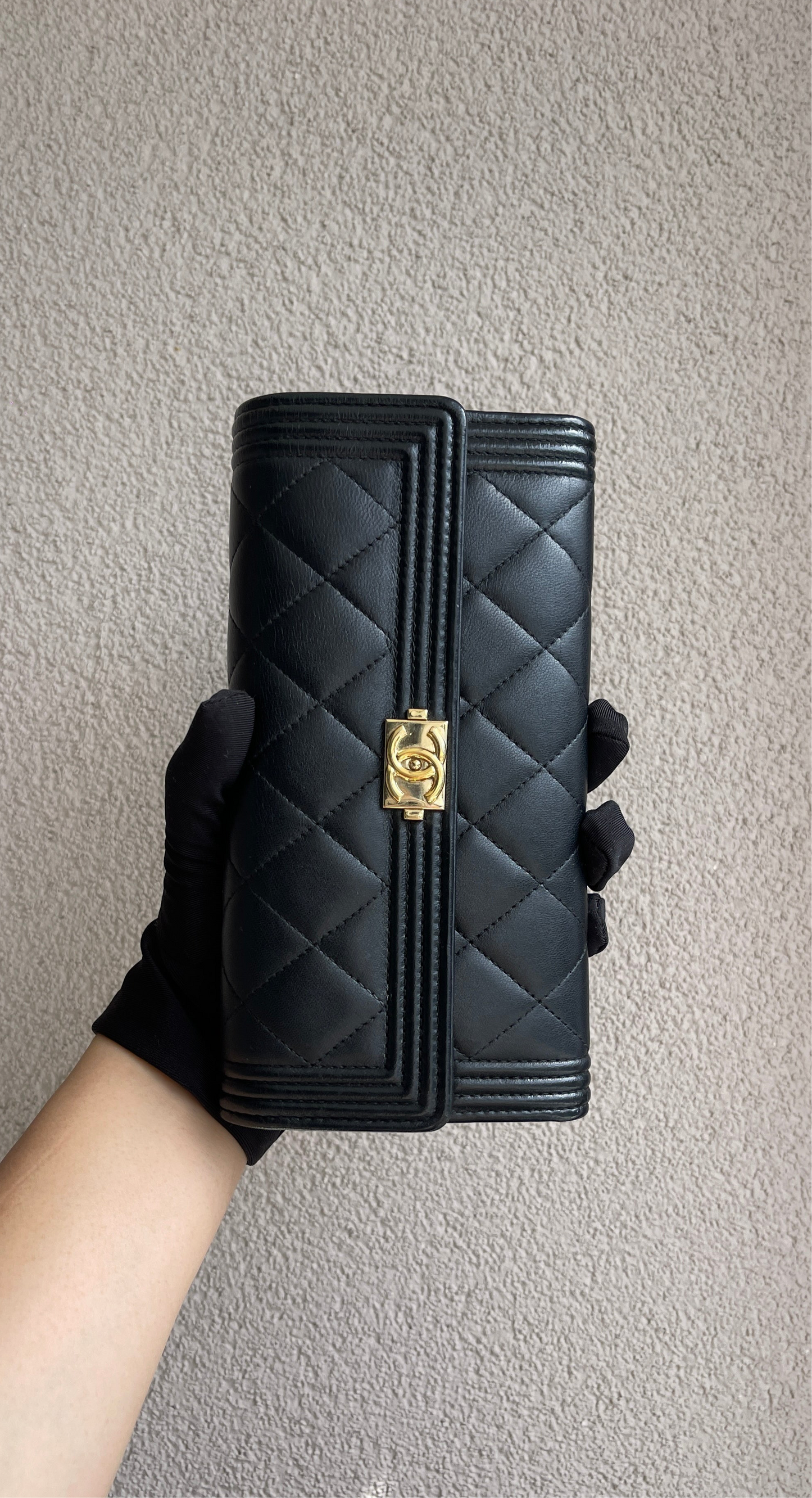 Chanel Boy Long Flap Wallet (7991546740796)