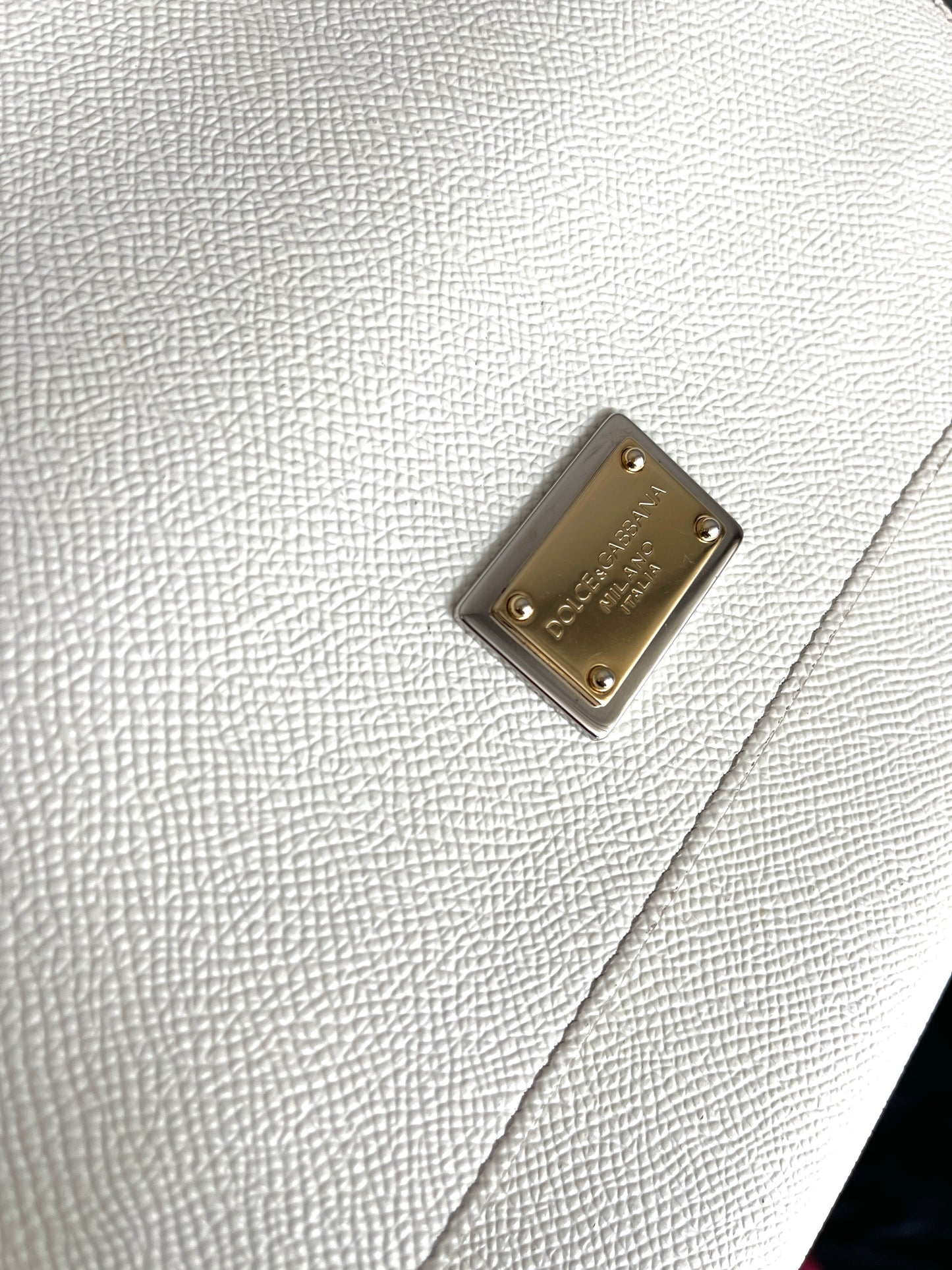 Dolce & Gabbana Medium Sicily Bag White (8369940365372)
