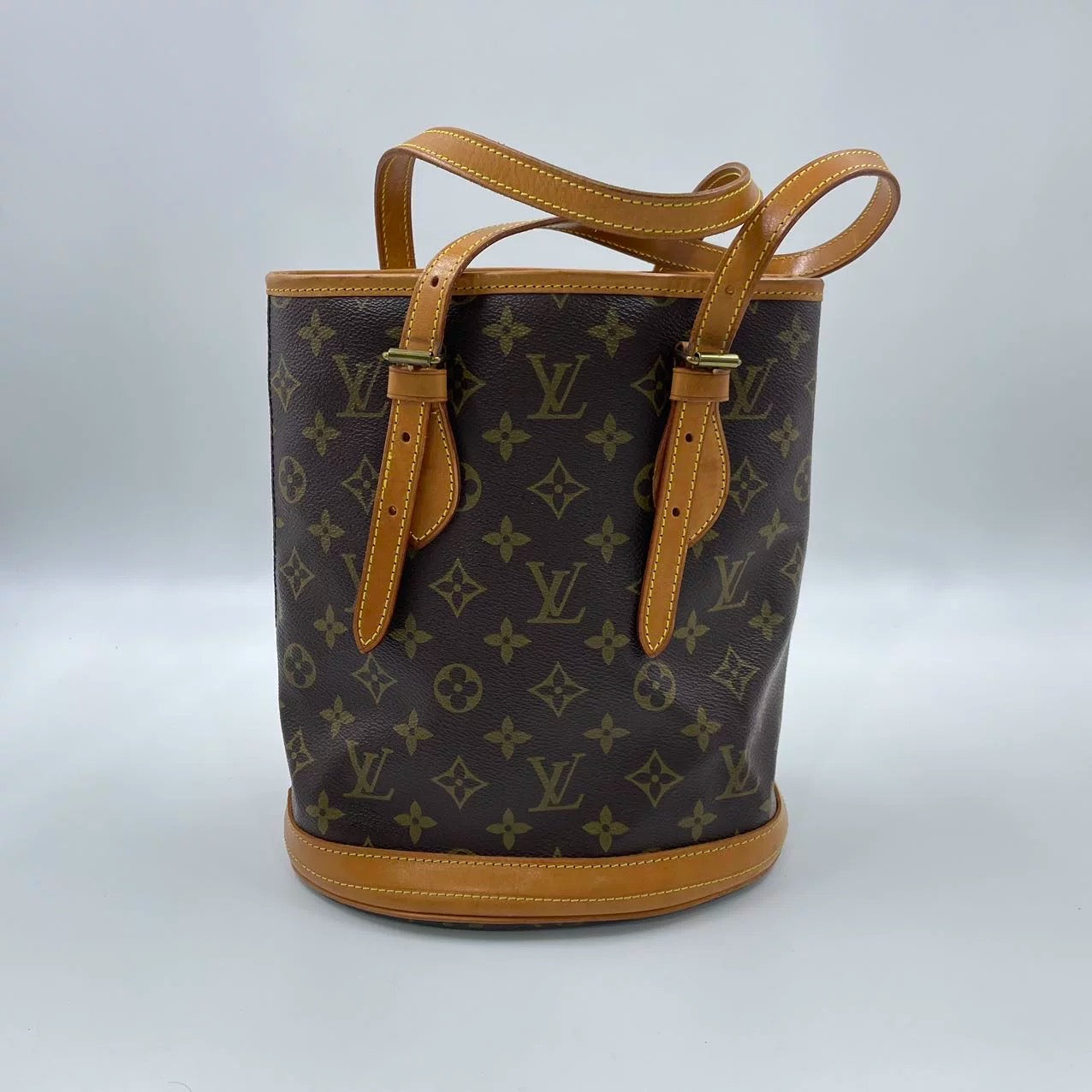 Louis Vuitton Monogram Bucket PM Tote Bag (7881273376828)