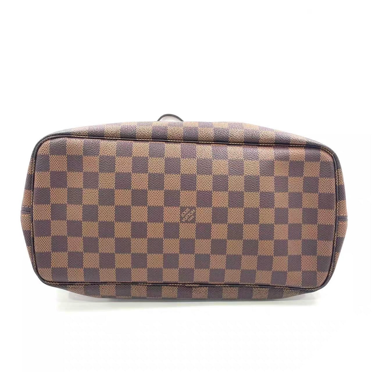 Louis Vuitton Neverfull MM – Damier Ebene Canvas (Red Interior) (8622904737852)