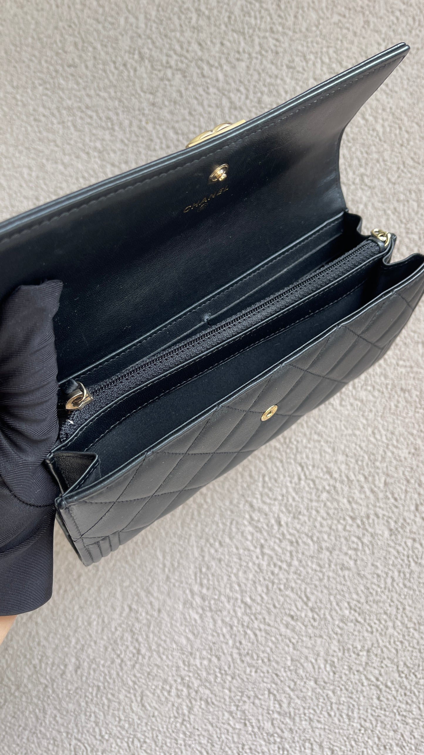 Chanel Boy Long Flap Wallet (7991546740796)