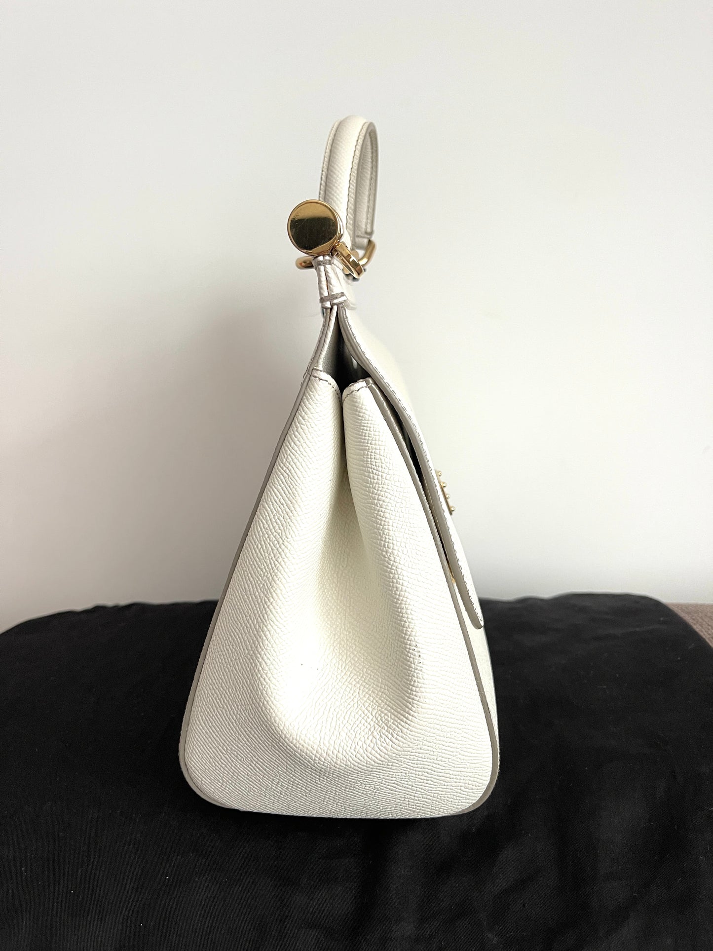 Dolce & Gabbana Medium Sicily Bag White (8369940365372)