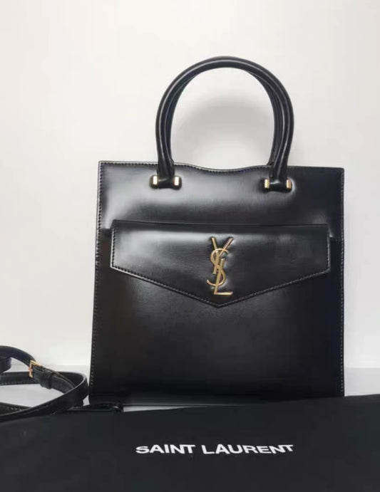 Saint Laurent Sac de Jour Tote in Black Grained Leather - Brand New (7879424606268)