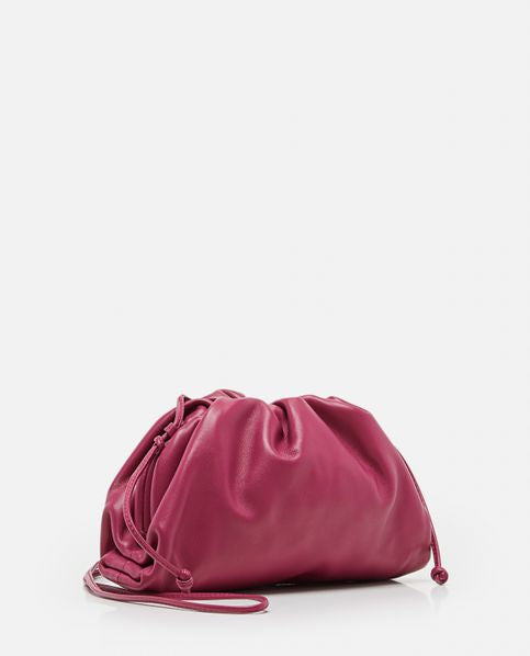 Bottega Veneta Mini “The Pouch” Burgundy Leather (7879438204988)