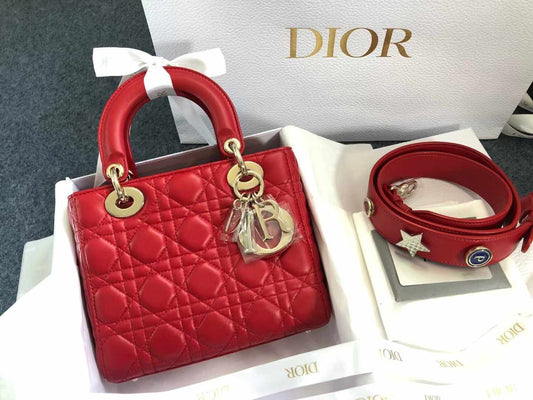 Lady Dior Lambskin Red (7878645383228)