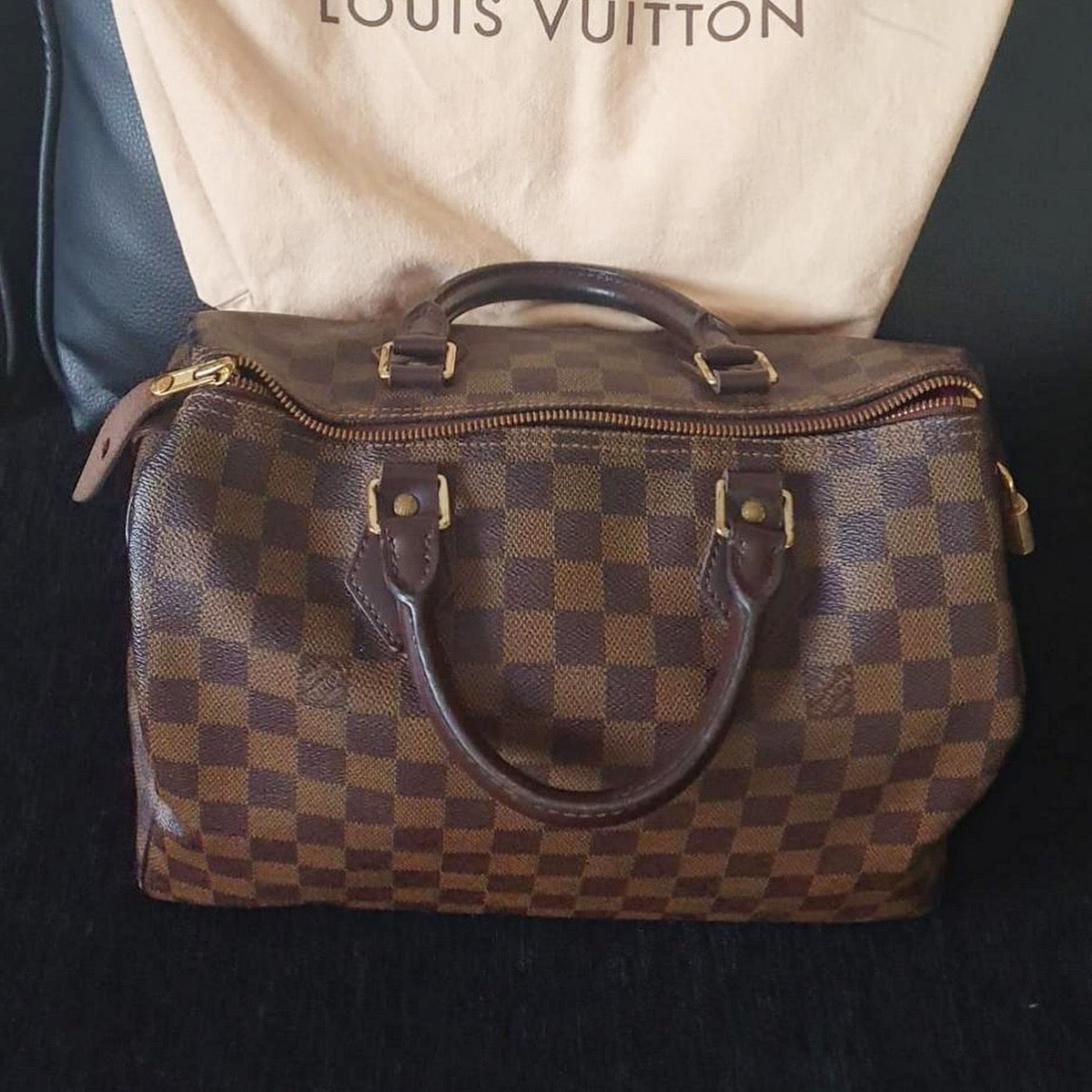 Louis Vuitton Speedy 30 Damier Ebene (7888791961660)