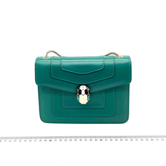 Bvlgari Serpenti Shoulder Bag – Emerald Green Brand New