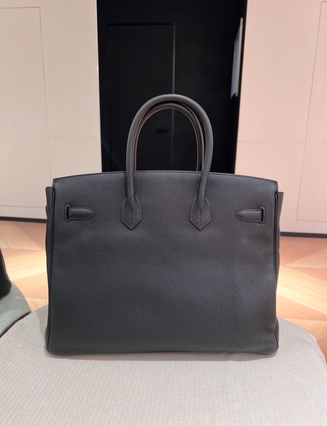 Birkin 35 Black Togo Stamp C (7882808688700)