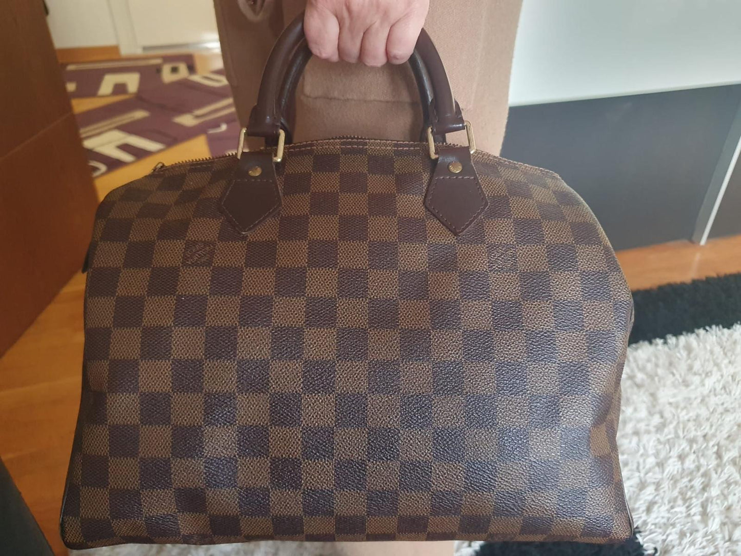 Louis Vuitton Speedy 30 Damier Ebene (7888791961660)