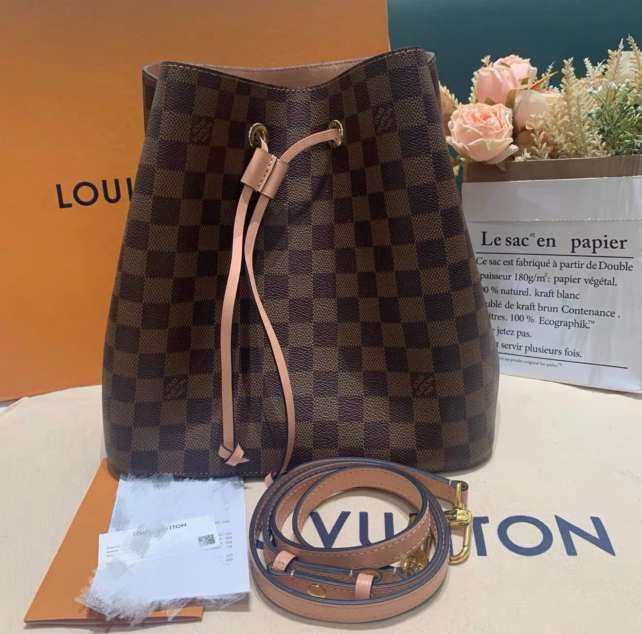 Louis Vuitton Damier NéoNoé MM Venus Pink