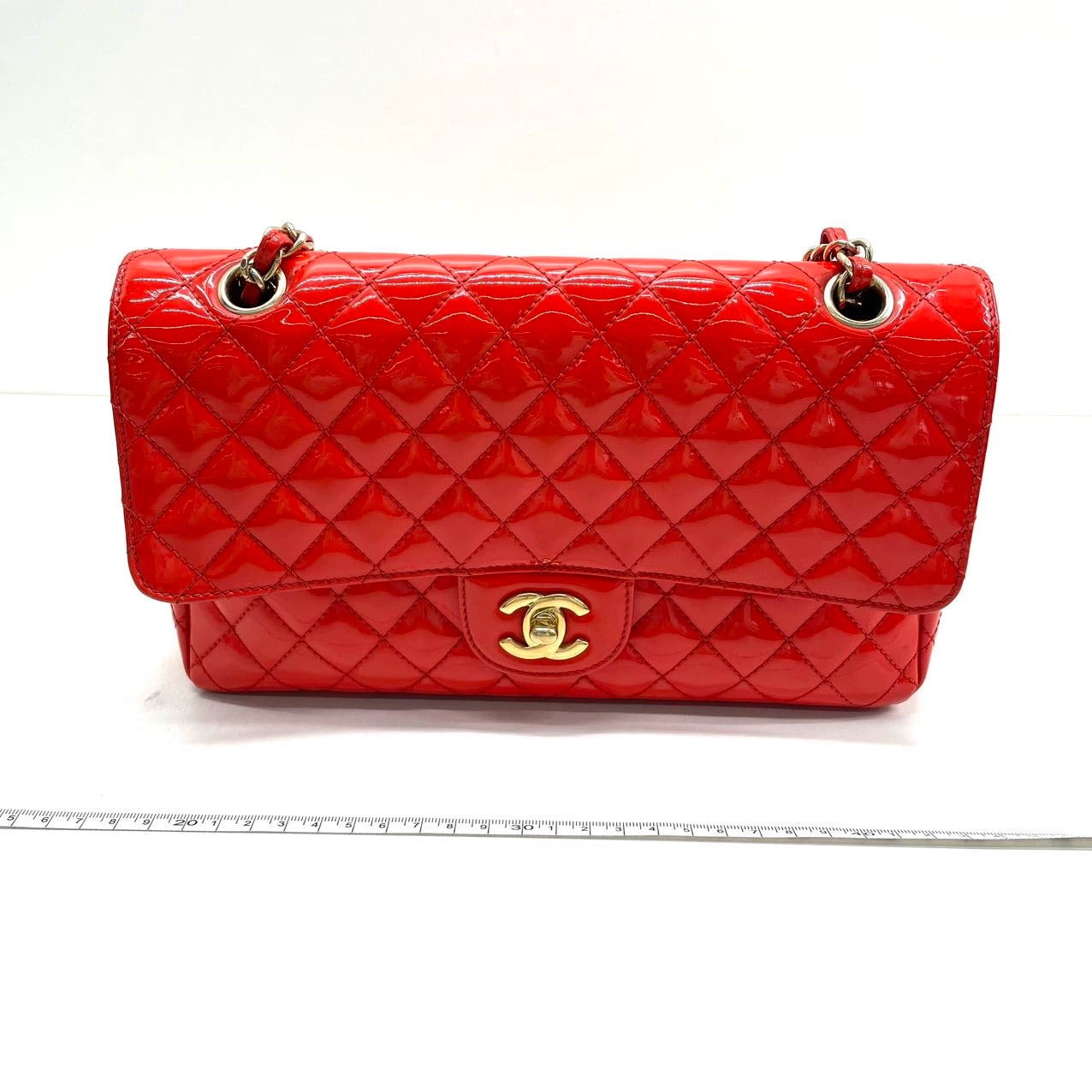 Chanel Classic Flap Bag with Heart Charms (7909385961532)