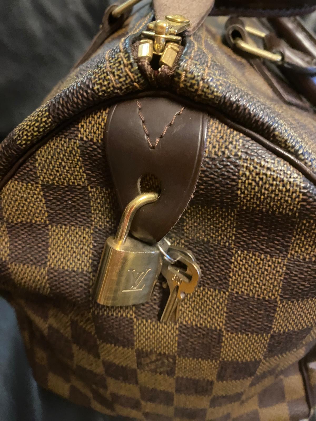 Louis Vuitton Speedy 30 Damier Ebene (7888791961660)